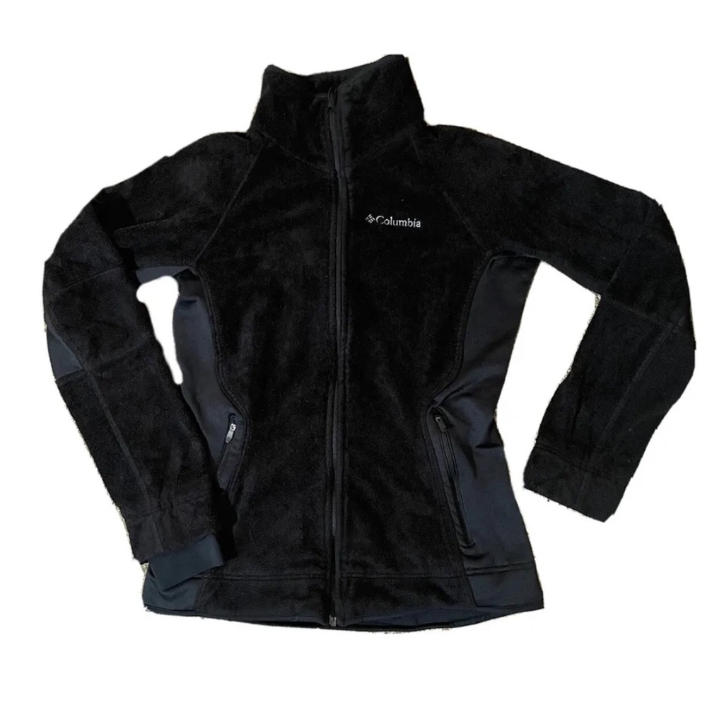 Columbia women’s XS fleece sweater in black